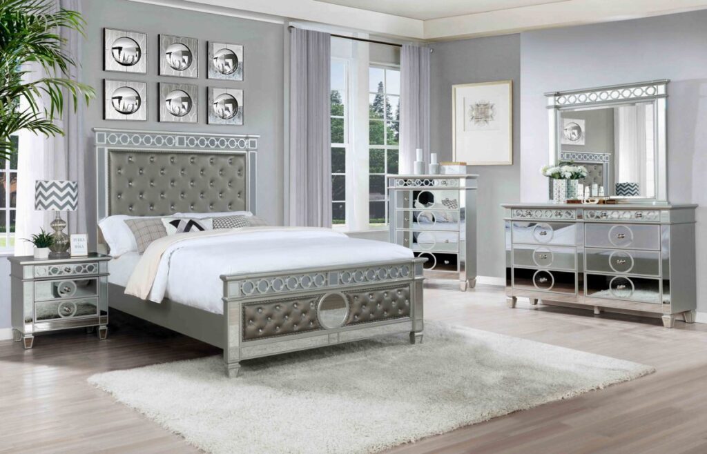 Laila King Bedroom Set 6pc - D&S Mattress